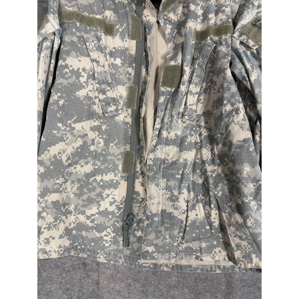 US Army Combat Uniform Jacket ACU Digital Camo Mens Military Field Coat - Picture 3 of 12